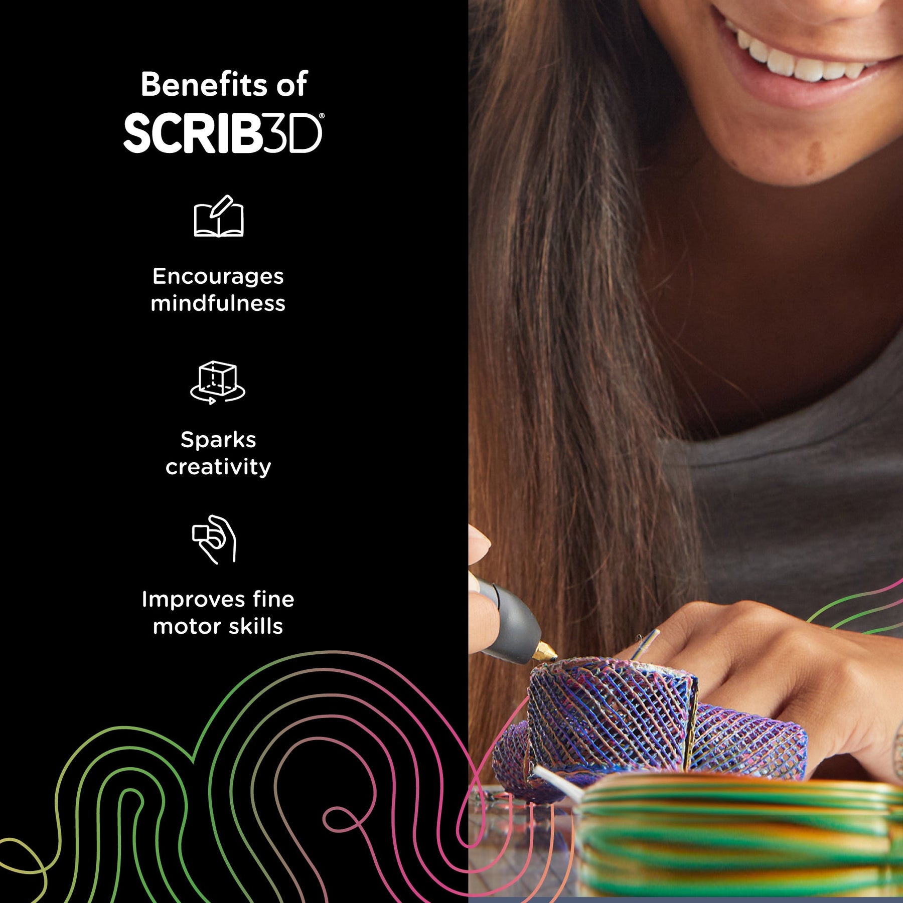 SCRIB3D Tri-Color Refills
