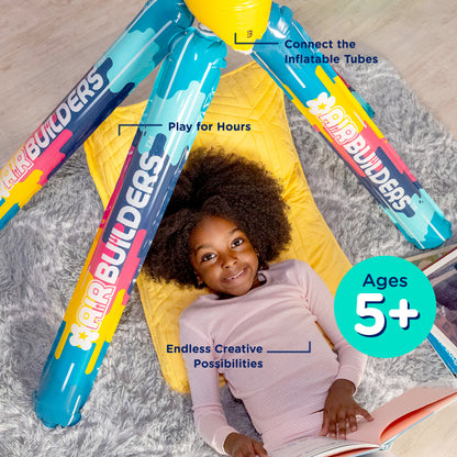 AirBuilders 22-Piece Expansion Set - Snap, Inflate & Play!