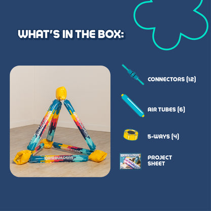 AirBuilders 22-Piece Expansion Set - Snap, Inflate & Play!