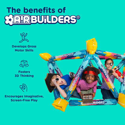 AirBuilders 69-Piece Giant Fort Builder Essentials Kit