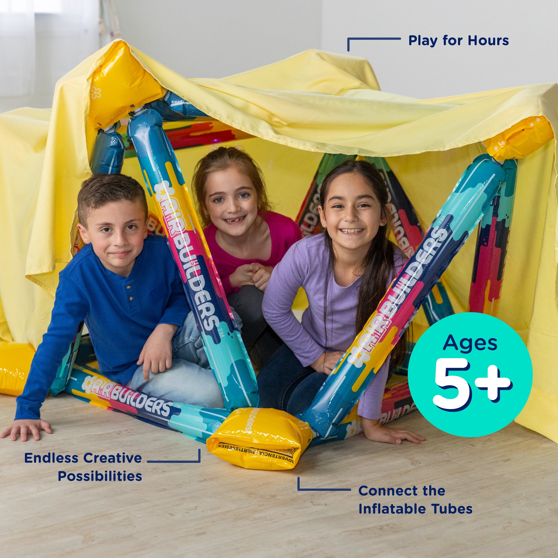 AirBuilders 69-Piece Giant Fort Builder Essentials Kit