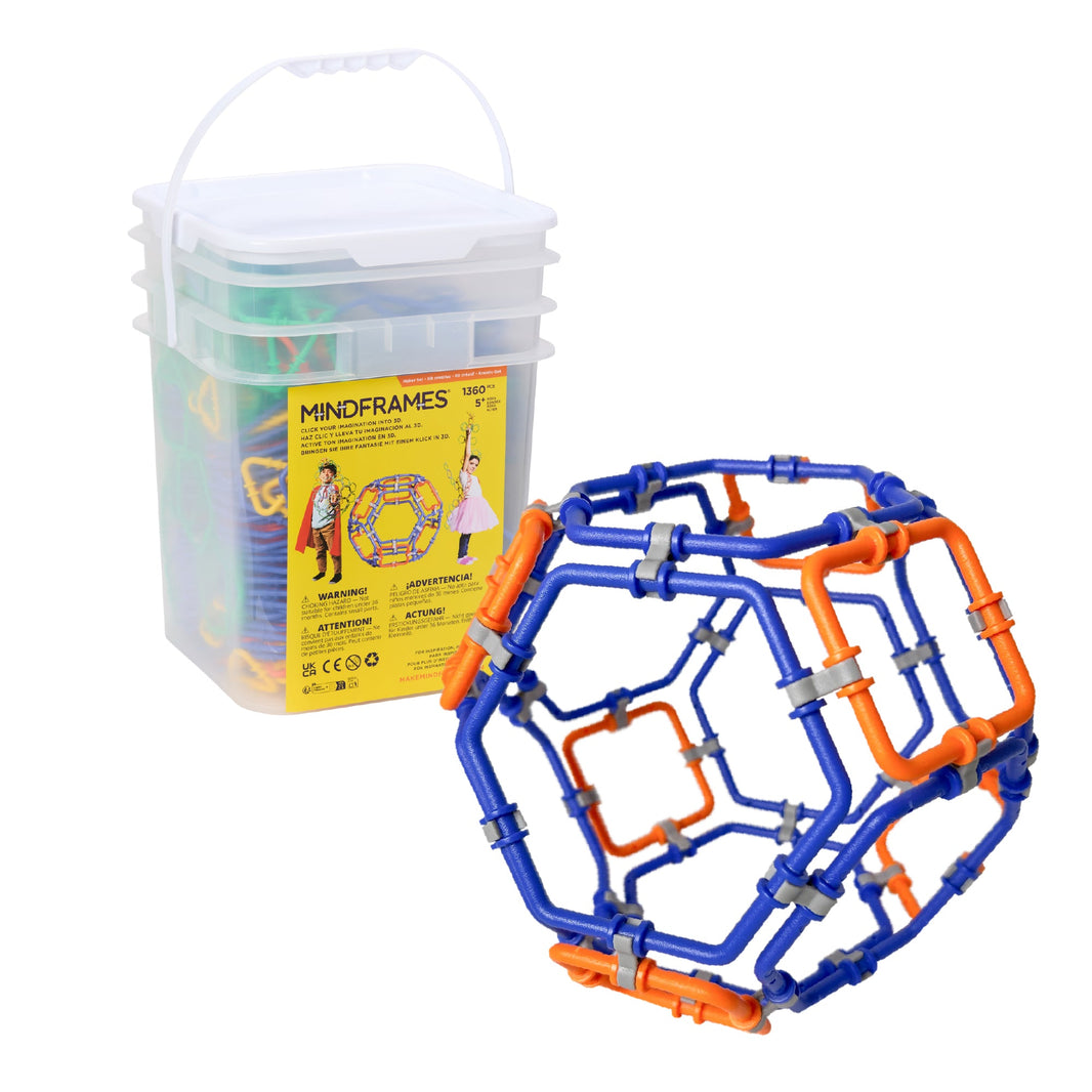 MindFrames Click ’n’ Create - Maker Wearable Construction Set (1360 pc)