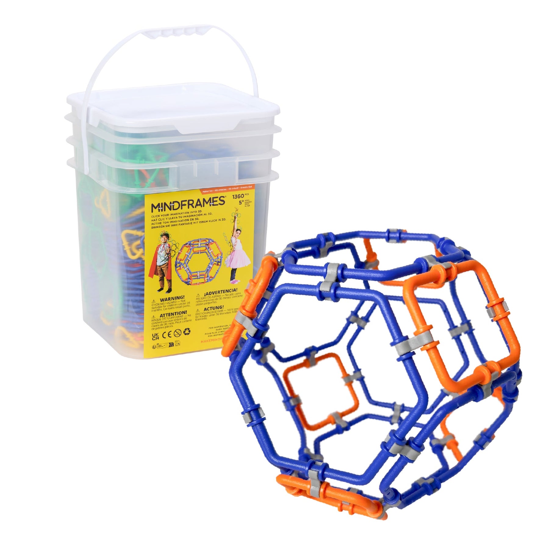 MindFrames Click ’n’ Create - Maker Wearable Construction Set (1360 pc)